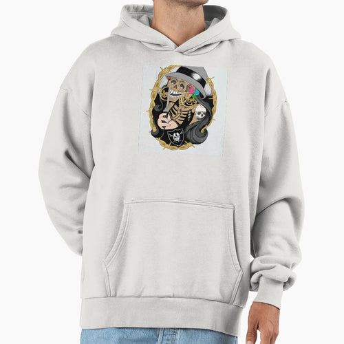 La Catrina Chola Hoodie - Novelty Apparel for Adults - T-Shirt, Sweatshirt, Hoodie