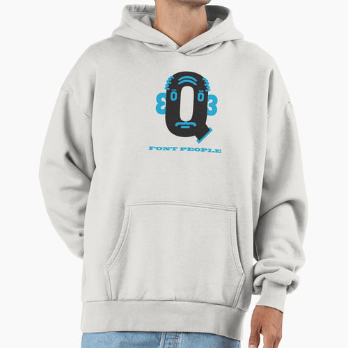 Font People Grandpa Q Hoodie - Graphic Print Men Women - T-Shirt, Sweatshirt, Hoodie