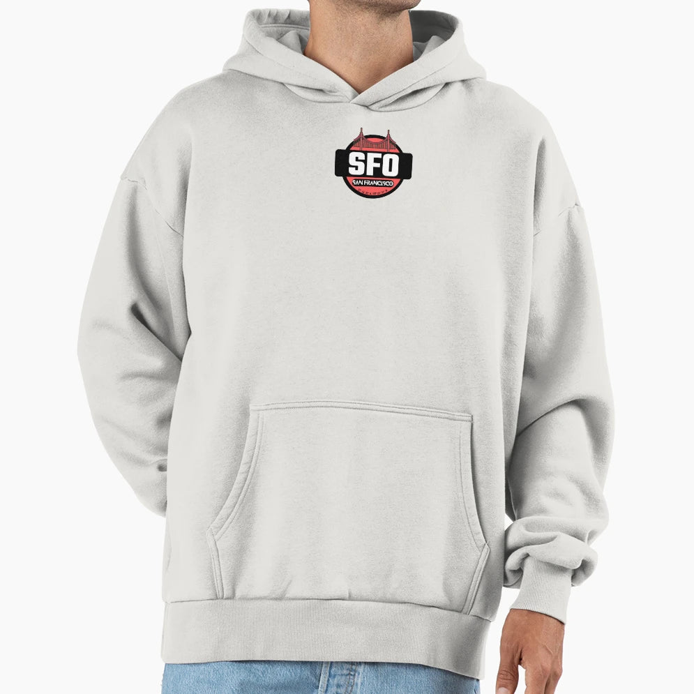 San Francisco City Iconic Hoodie - Casual Everyday Wear Unisex - T-Shirt, Sweatshirt, Hoodie