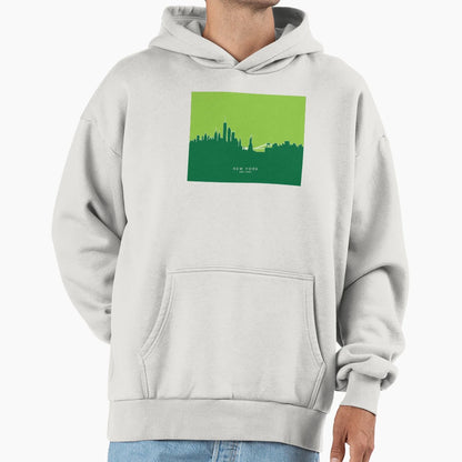 New York Skyline Hoodie - Fun Novelty Design Unisex - T-Shirt, Sweatshirt, Hoodie