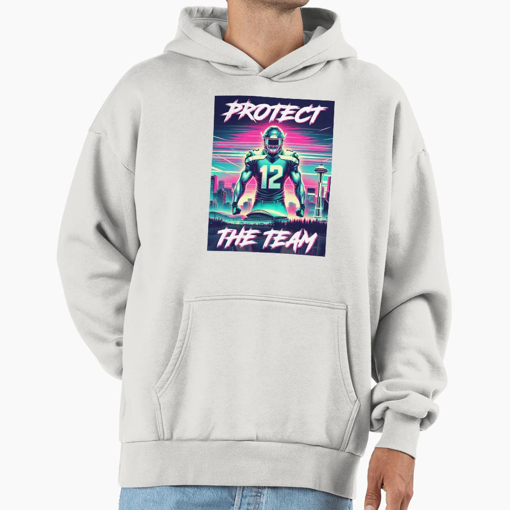 Protect Team Hoodie - Fun Novelty Design for Adults - T-Shirt, Sweatshirt, Hoodie