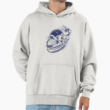 American Football Simple Hoodie - Custom Art Print for Adults - T-Shirt, Sweatshirt, Hoodie