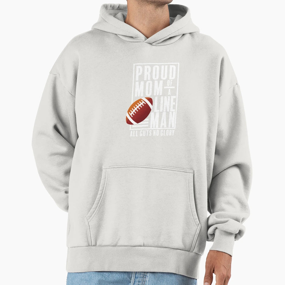 Proud Mom Football All Guts No Glory T-Shirt - Aesthetic Graphic Men Women - T-Shirt, Sweatshirt, Hoodie