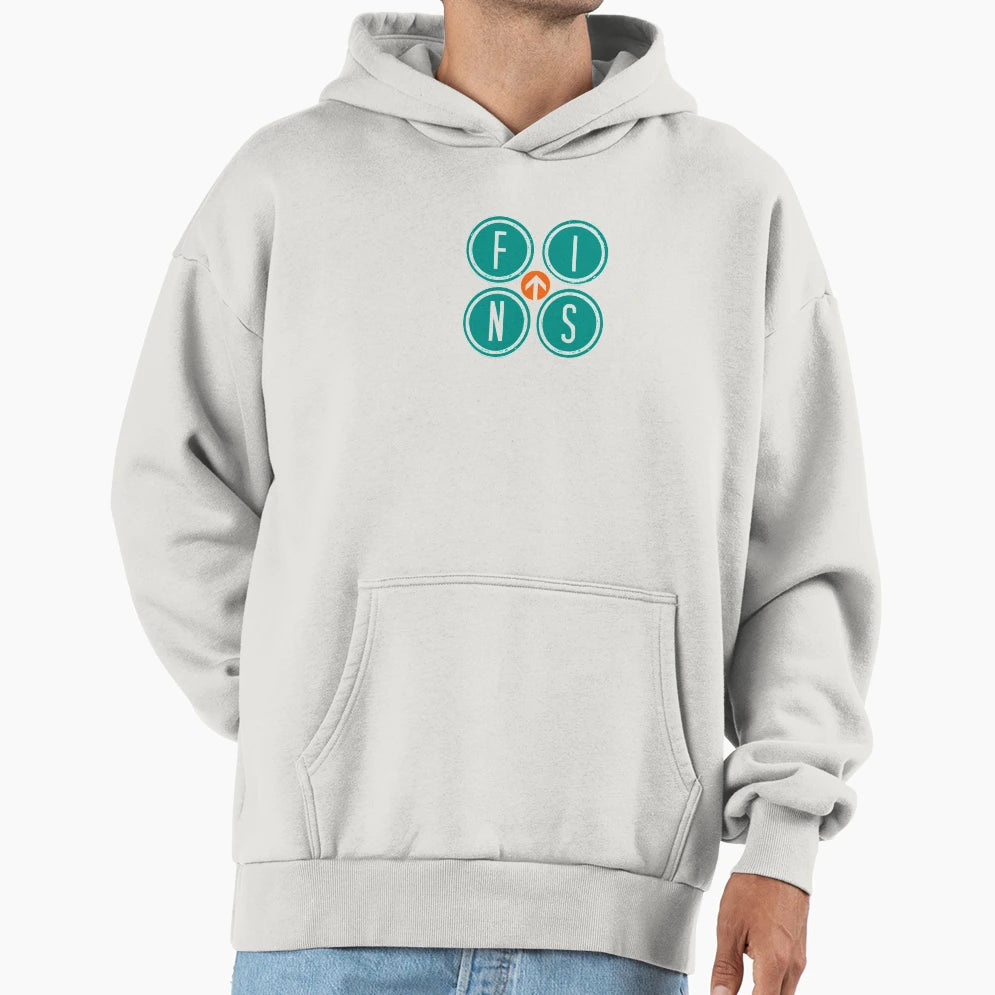 Fins Up Hoodie - Custom Art Print Unisex - T-Shirt, Sweatshirt, Hoodie
