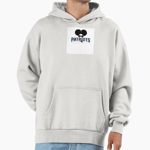 Pom Pom Patriots Fan Hoodie - Novelty Apparel for Adults - T-Shirt, Sweatshirt, Hoodie