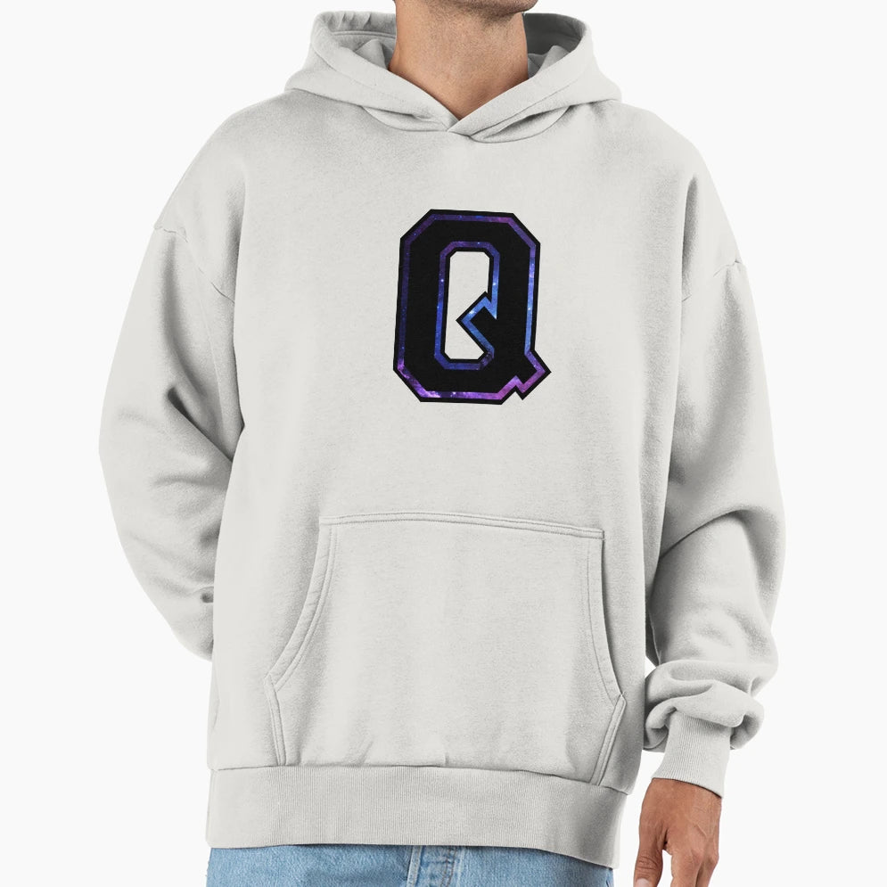 Q Varsity Letters Hoodie - Fun Novelty Design Unisex - T-Shirt, Sweatshirt, Hoodie
