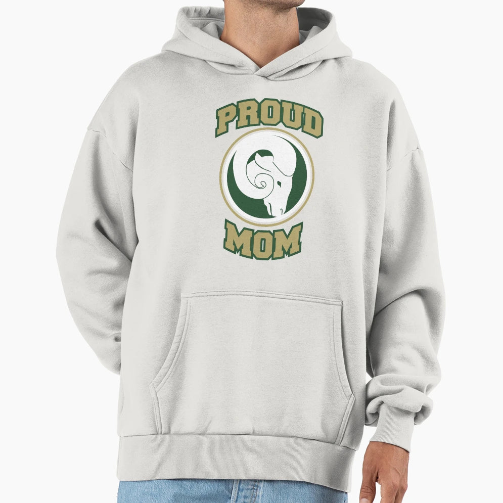 Proud Mom Ram 01 Hoodie - Fun Novelty Design Unisex - T-Shirt, Sweatshirt, Hoodie