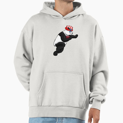 Panda Football 4Th July Hoodie - Fun Novelty Design Men Women - T-Shirt, Sweatshirt, Hoodie