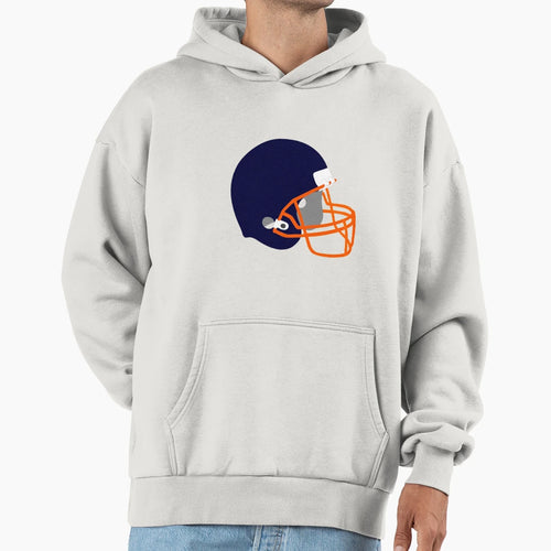 Football Helmet Hoodie - Graphic Print Men Women - T-Shirt, Sweatshirt, Hoodie