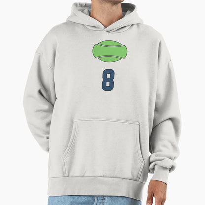 Gekkostate Soccer Uniform 8 Hoodie - Trendy Graphic for Adults - T-Shirt, Sweatshirt, Hoodie