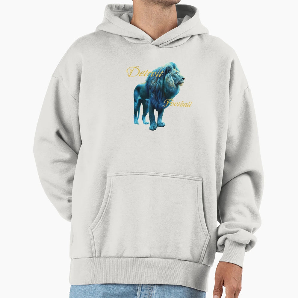 Detroit Football Hoodie - Casual Everyday Wear for Adults - T-Shirt, Sweatshirt, Hoodie