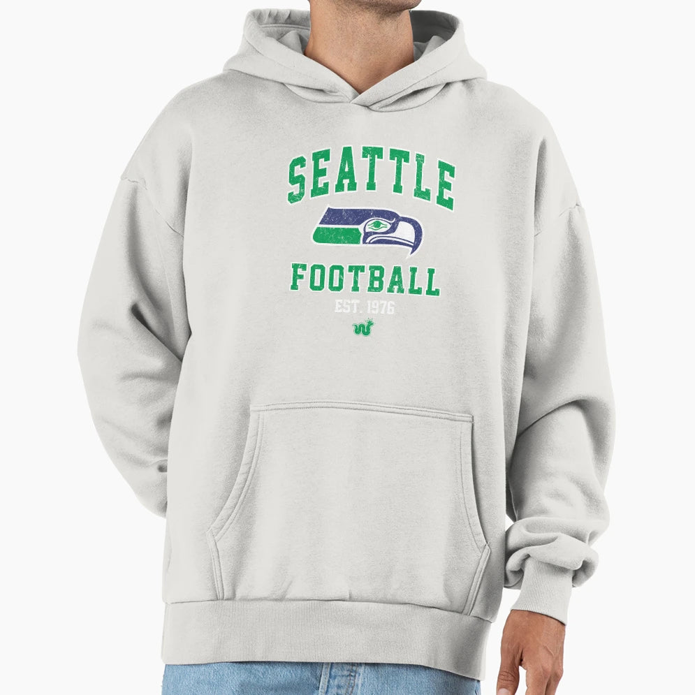 Seattle 12 Sea Hawk Football Hoodie - Casual Everyday Wear Men Women - T-Shirt, Sweatshirt, Hoodie