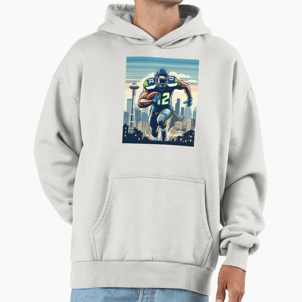 Seattle Football Hoodie - Casual Everyday Wear Men Women - T-Shirt, Sweatshirt, Hoodie