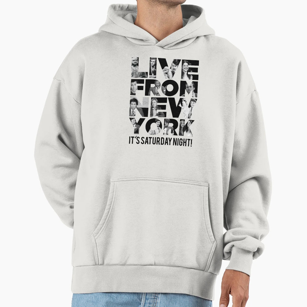 Live From New York Saturday Night Hoodie - Casual Everyday Wear for Adults - T-Shirt, Sweatshirt, Hoodie