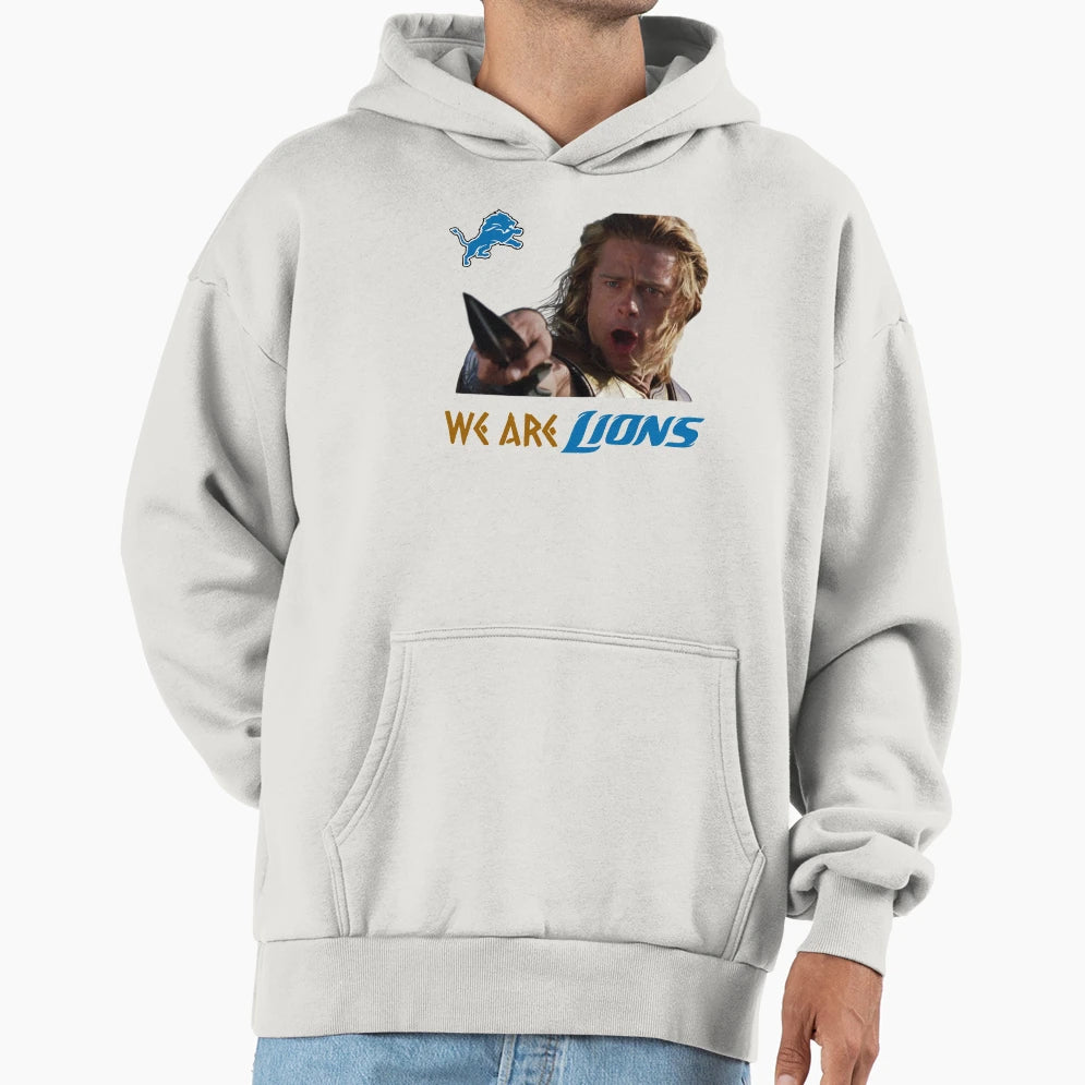 We Are Detroit Lions Hoodie - Custom Art Print for Adults - T-Shirt, Sweatshirt, Hoodie