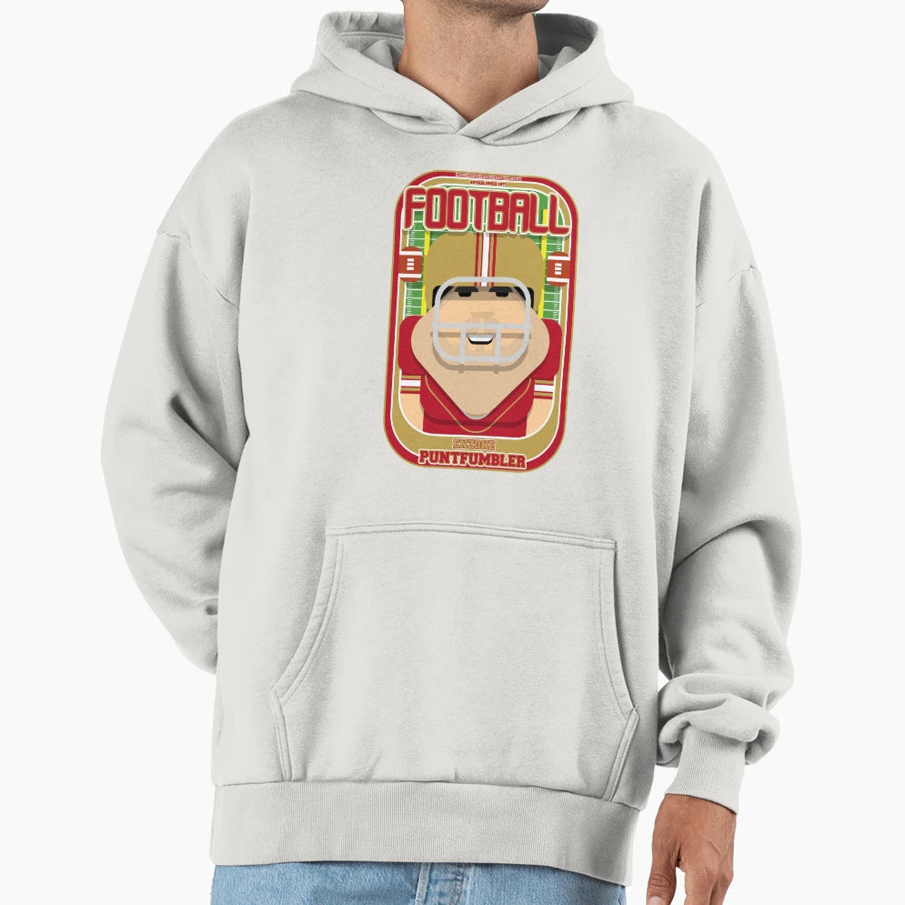American Football Red And Gold Enzone Hoodie - Unique Graphic Unisex - T-Shirt, Sweatshirt, Hoodie