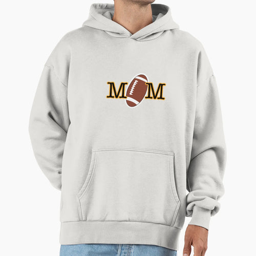 Football Mom Hoodie - Fun Novelty Design for Adults - T-Shirt, Sweatshirt, Hoodie