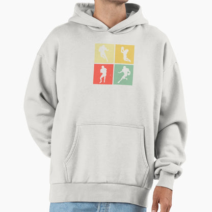 American Football Or Rugby Hoodie - Trendy Graphic Men Women - T-Shirt, Sweatshirt, Hoodie