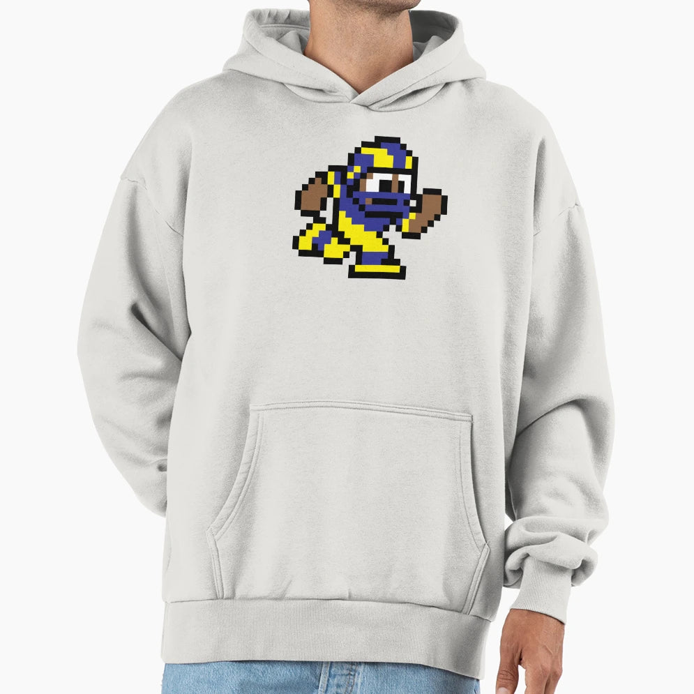8 Bit Player Los Angeles Rams Hoodie - Graphic Print Men Women - T-Shirt, Sweatshirt, Hoodie