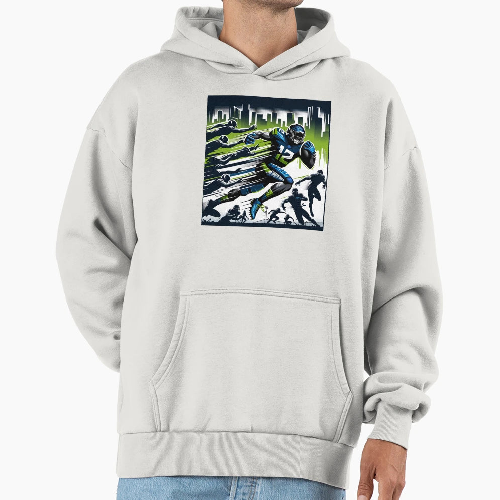 Seattle Football Hoodie - Streetwear Style Men Women - T-Shirt, Sweatshirt, Hoodie