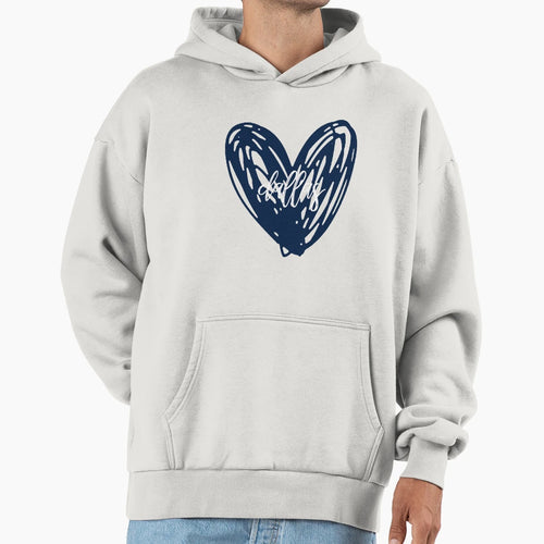 Dallas Cowboys Heart Hoodie - Streetwear Style Men Women - T-Shirt, Sweatshirt, Hoodie