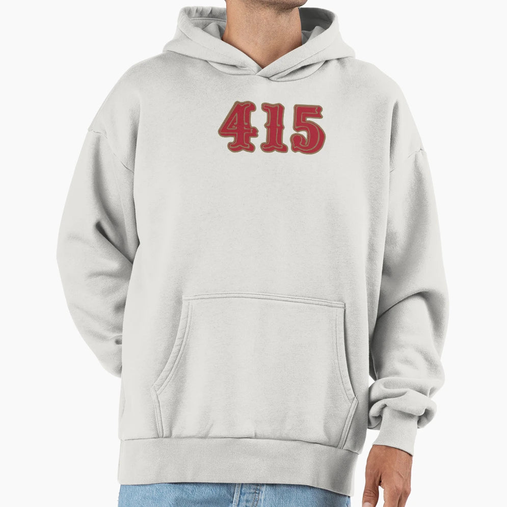 San Francisco Lyfe 415 Hoodie - Novelty Apparel for Adults - T-Shirt, Sweatshirt, Hoodie