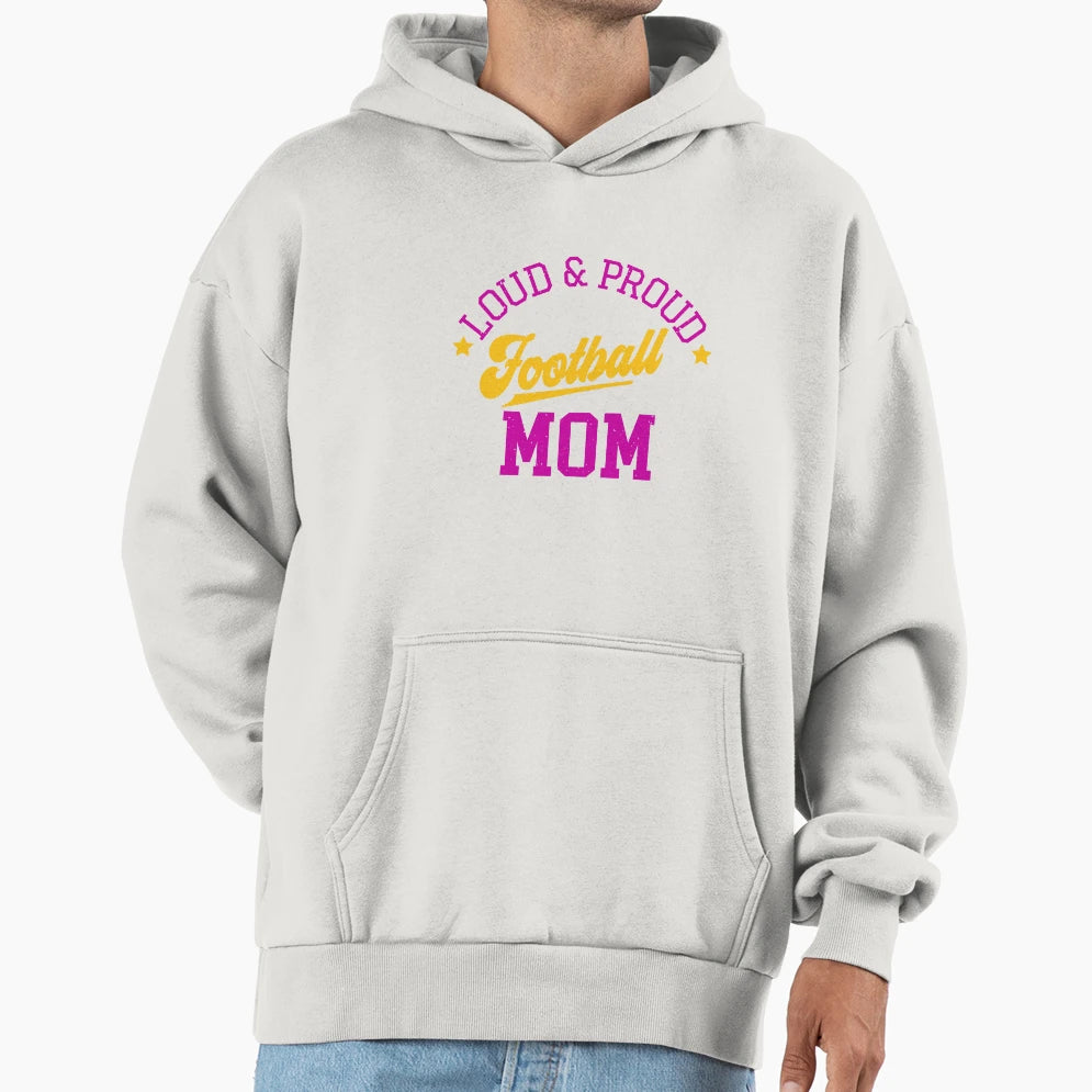 Football Mom T-Shirt - Minimalist Print Unisex - T-Shirt, Sweatshirt, Hoodie