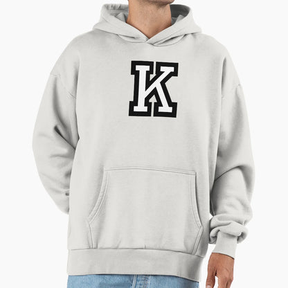 Letter K Two Color Hoodie - Streetwear Style Men Women - T-Shirt, Sweatshirt, Hoodie