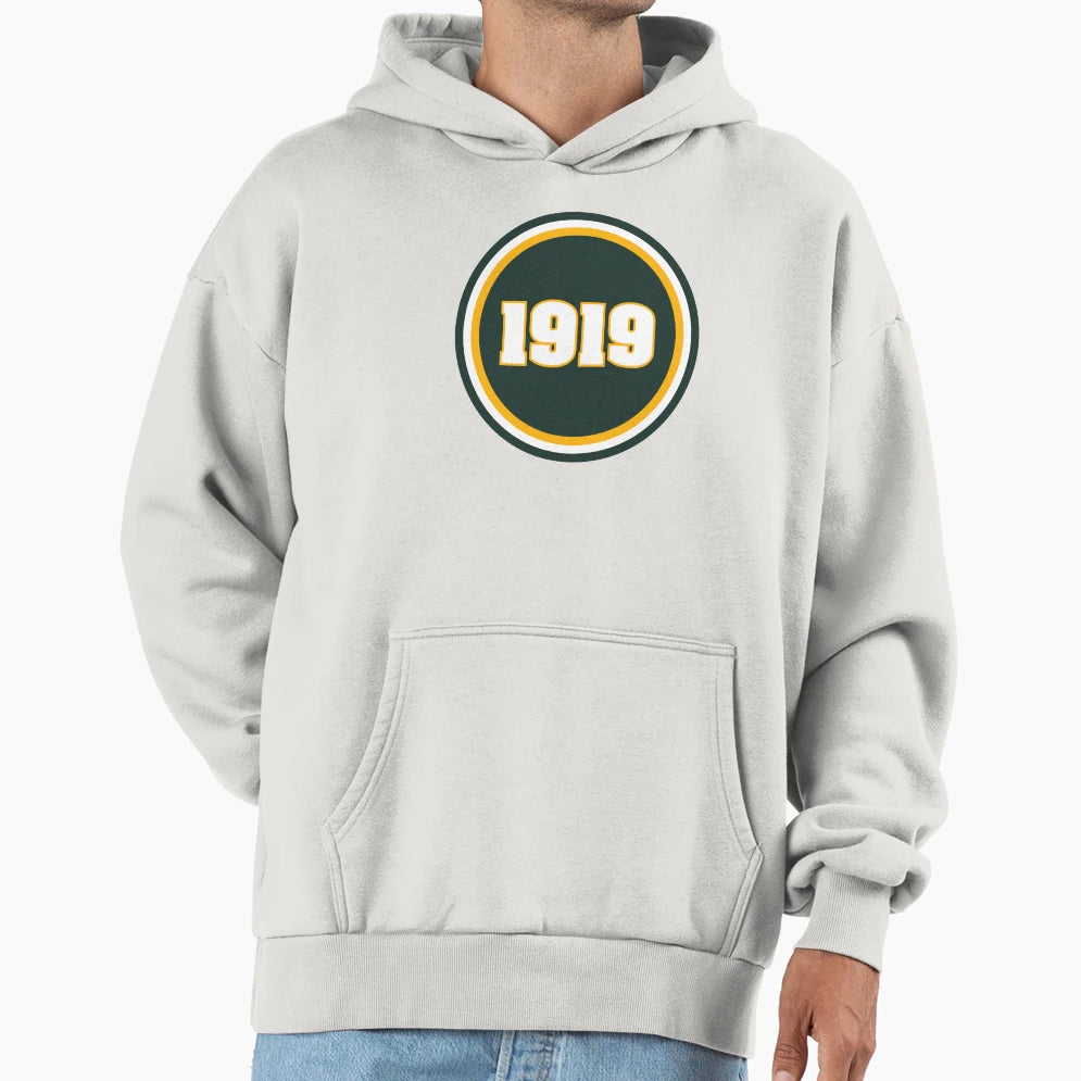 1919 Patch Hoodie - Graphic Print for Adults - T-Shirt, Sweatshirt, Hoodie