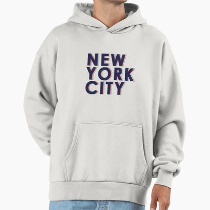 New York City Text Hoodie - Minimalist Print Men Women - T-Shirt, Sweatshirt, Hoodie