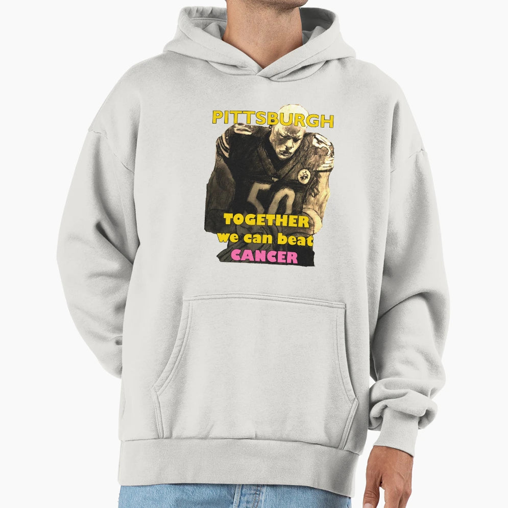 Pittsburgh Beat Cancer Together Hoodie - Unique Graphic Men Women - T-Shirt, Sweatshirt, Hoodie