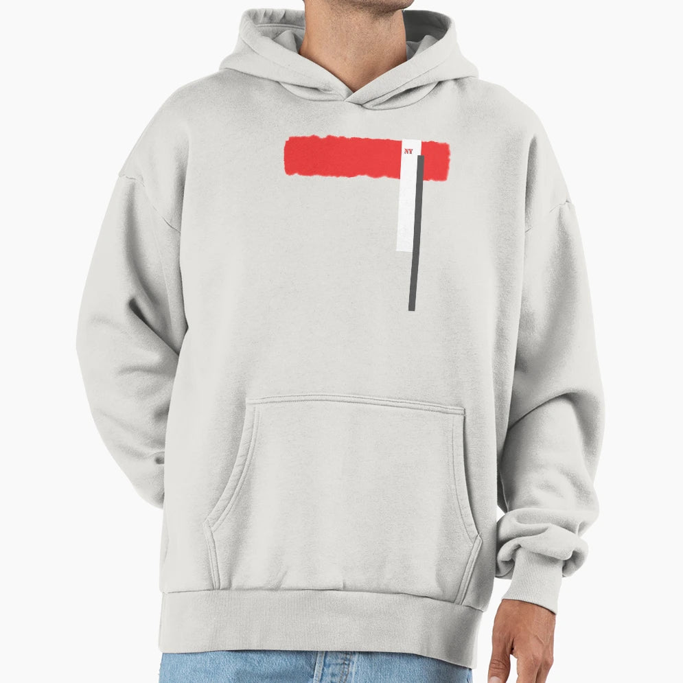 New York Black Red White Hoodie - Casual Everyday Wear Unisex - T-Shirt, Sweatshirt, Hoodie