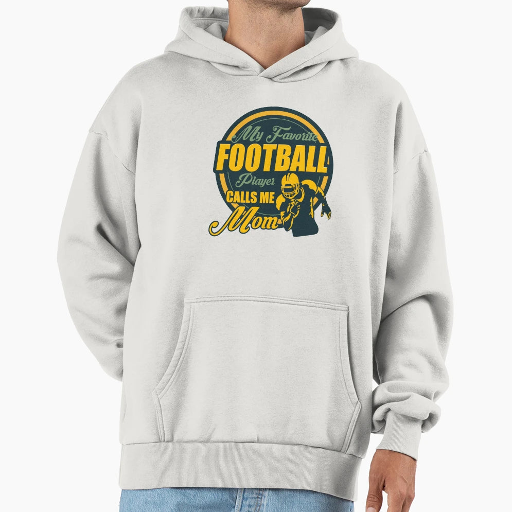 American Football Player Footballer Hoodie - Custom Art Print for Adults - T-Shirt, Sweatshirt, Hoodie