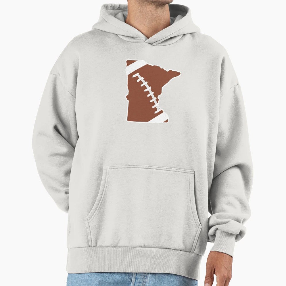 Football Minnesota Fun Football Lover Gift Hoodie - Streetwear Style Unisex - T-Shirt, Sweatshirt, Hoodie