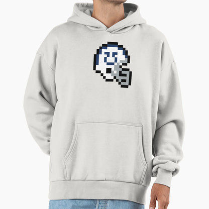 Indianapolis Colts 8 Bit Football Hoodie - Casual Everyday Wear for Adults - T-Shirt, Sweatshirt, Hoodie