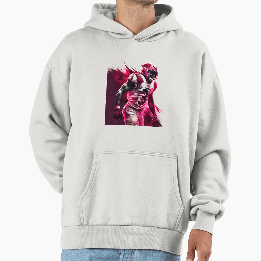 Football Passion Red Hoodie - Trendy Graphic for Adults - T-Shirt, Sweatshirt, Hoodie