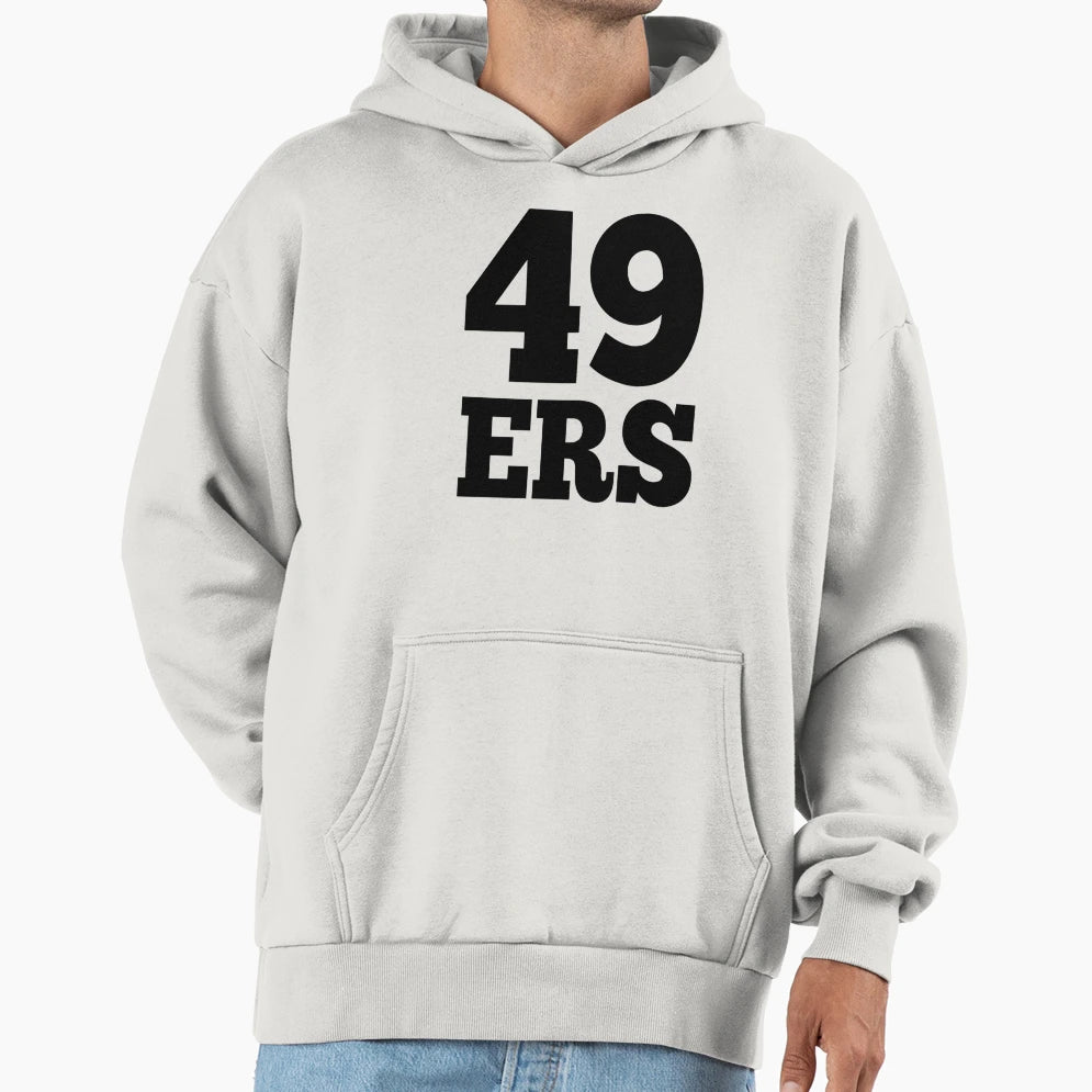 49Ers Black Hoodie - Graphic Print Men Women - T-Shirt, Sweatshirt, Hoodie