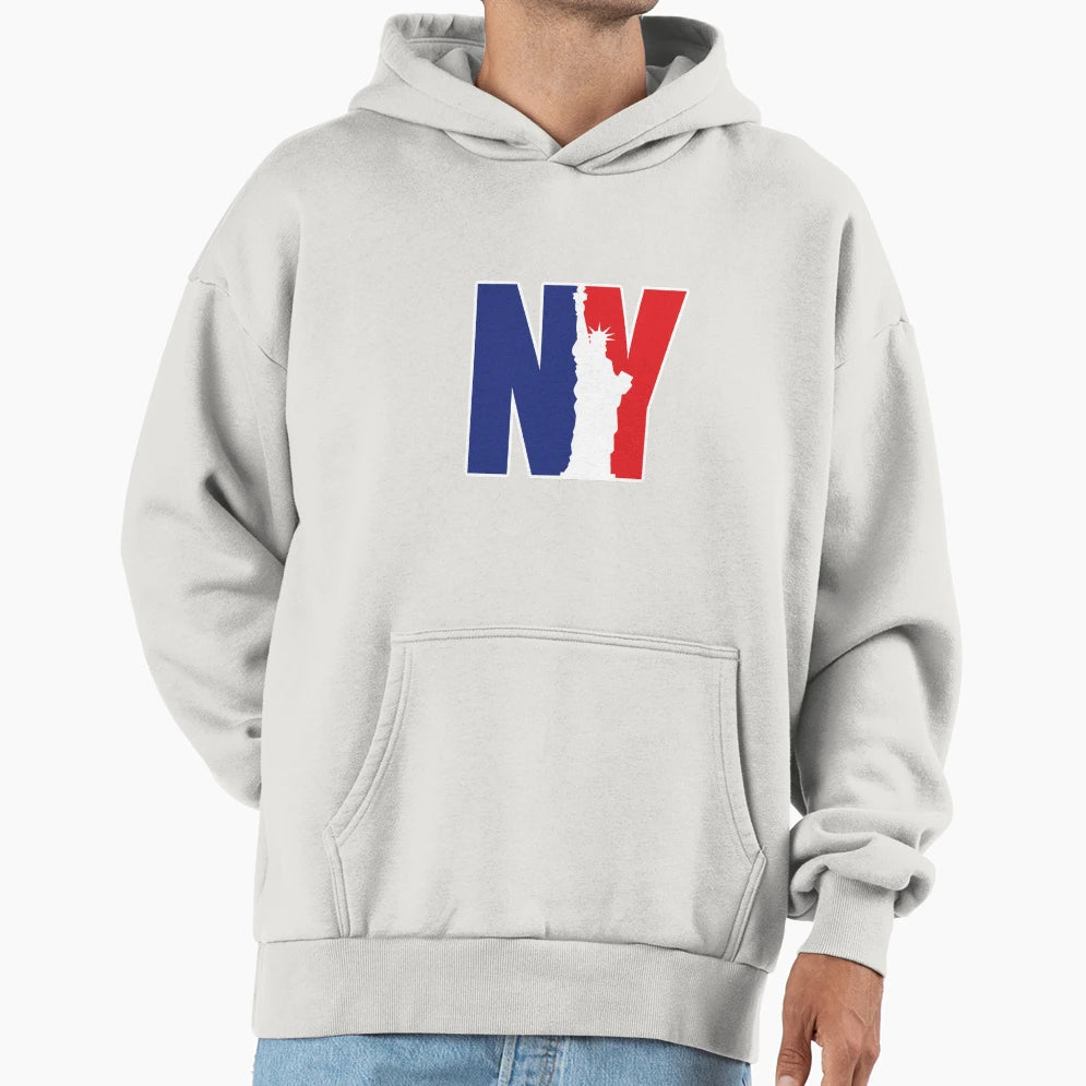 New York Ny Statue Liberty Hoodie - Graphic Print Men Women - T-Shirt, Sweatshirt, Hoodie