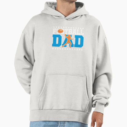 Football Dad Sports Gift Hoodie - Unique Graphic for Adults - T-Shirt, Sweatshirt, Hoodie