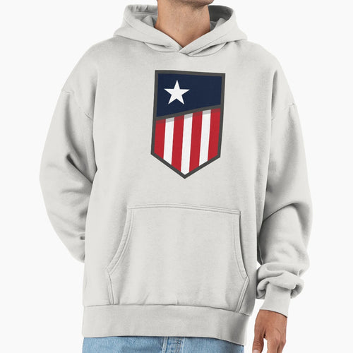 Usa Flag Hoodie - Fun Novelty Design for Adults - T-Shirt, Sweatshirt, Hoodie