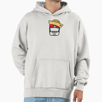 Puerto Rico Football Helmet Pava Hat Hoodie - Fun Novelty Design Unisex - T-Shirt, Sweatshirt, Hoodie