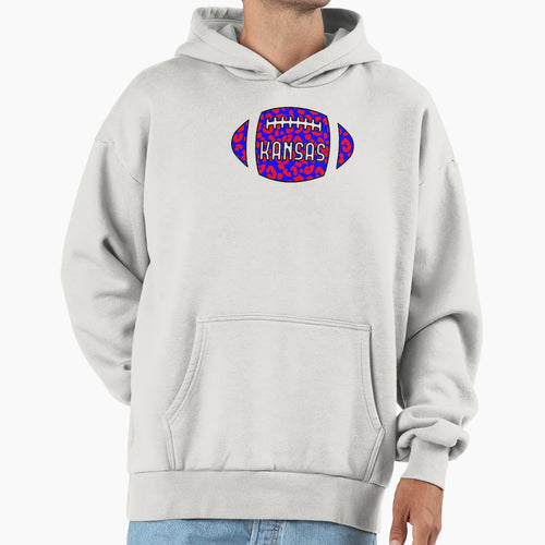 Kansas Football Hoodie - Custom Art Print Unisex - T-Shirt, Sweatshirt, Hoodie