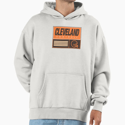 Cleveland Football Hoodie - Aesthetic Graphic Unisex - T-Shirt, Sweatshirt, Hoodie