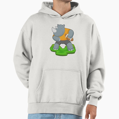Rhino American Football Hoodie - Novelty Apparel Men Women - T-Shirt, Sweatshirt, Hoodie