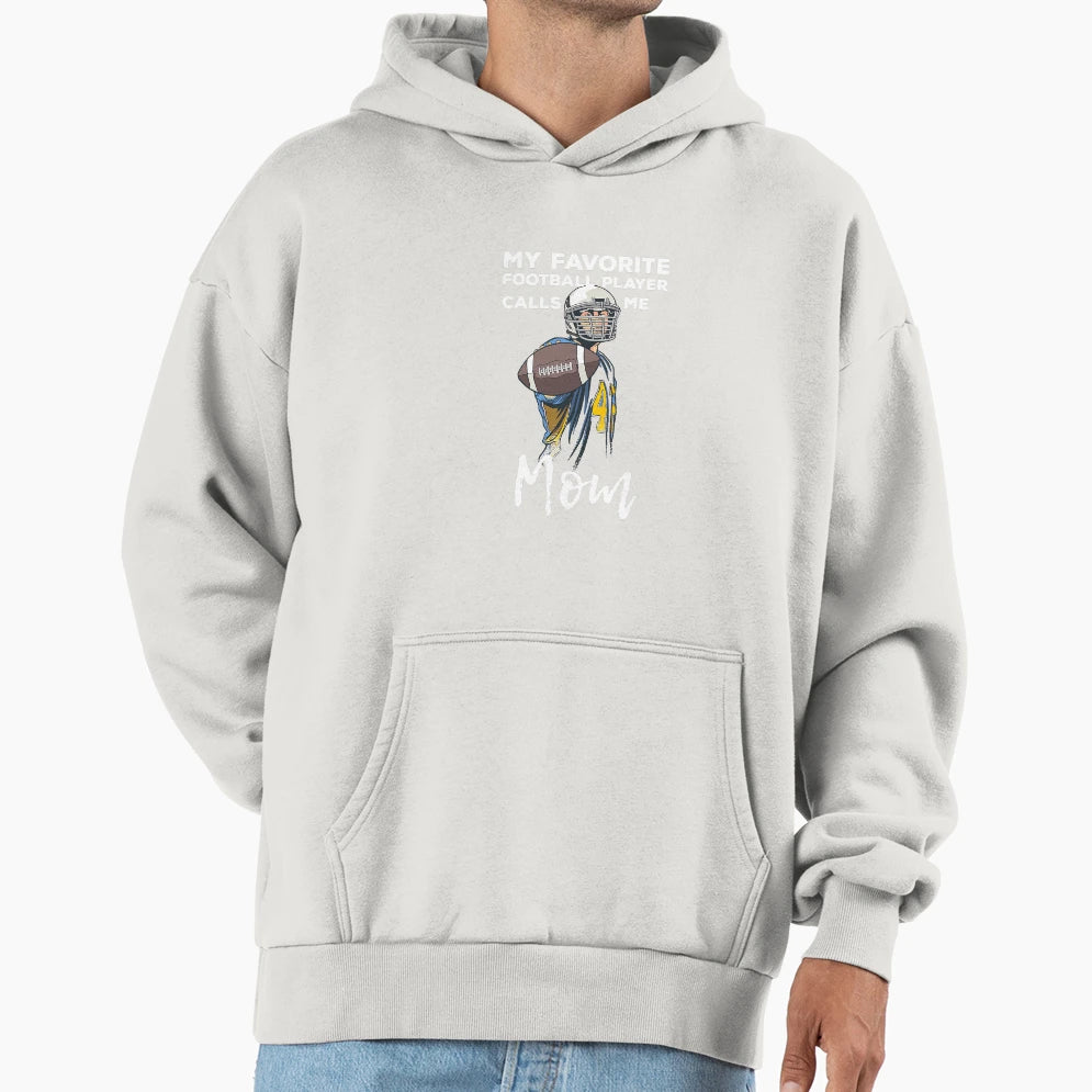 Mothers Day American Football Player Hoodie - Trendy Graphic Unisex - T-Shirt, Sweatshirt, Hoodie