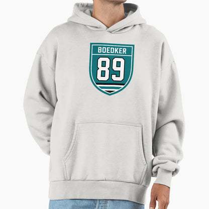 Boedker 89 Emblem Hoodie - Streetwear Style Unisex - T-Shirt, Sweatshirt, Hoodie