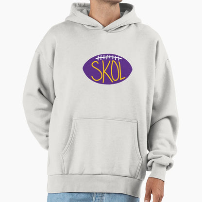 Skol Mn Minnesota Vikings Skol Mn Hoodie - Casual Everyday Wear Unisex - T-Shirt, Sweatshirt, Hoodie