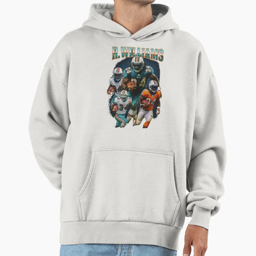 Ricky Williams Dolphins Hoodie - Minimalist Print Unisex - T-Shirt, Sweatshirt, Hoodie