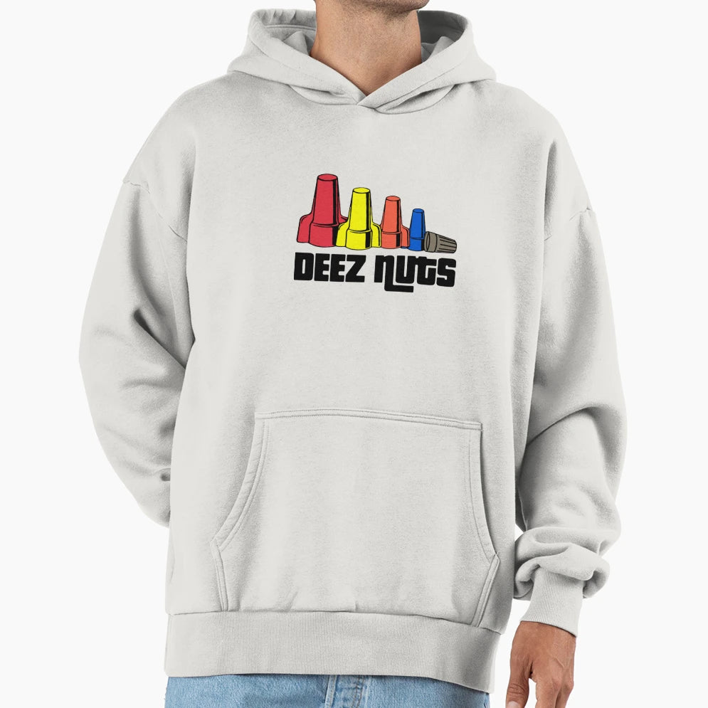 Deez Nuts Electrician Hoodie - Streetwear Style Men Women - T-Shirt, Sweatshirt, Hoodie