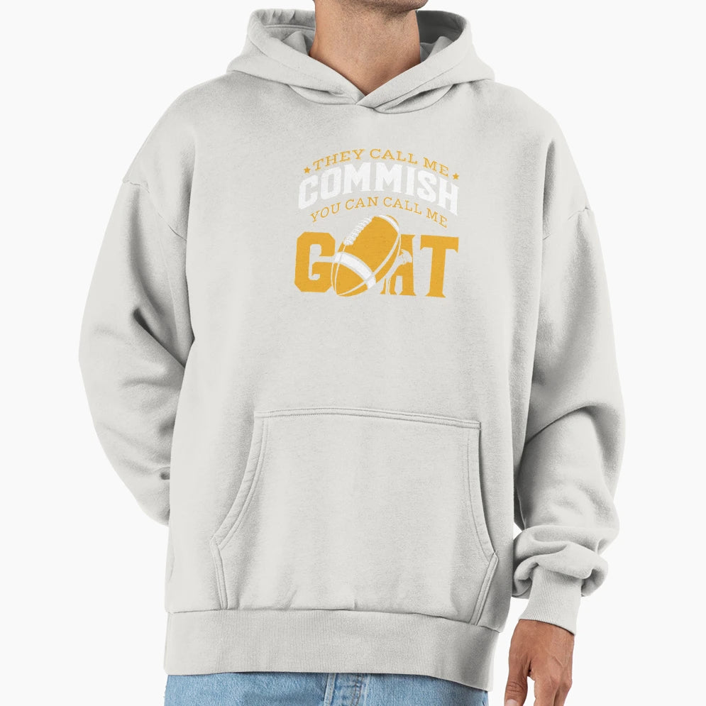 Funny Fantasy Football Goat Champion Hoodie - Custom Art Print Men Women - T-Shirt, Sweatshirt, Hoodie